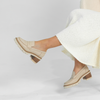 Merrel Vanilla Leather Heeled Loafers