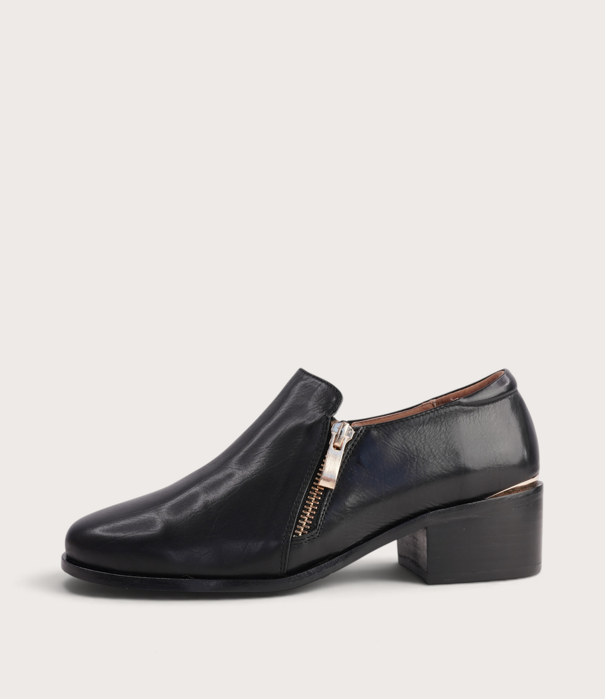 Dartmouth Black/ Black Leather Ankle Boots