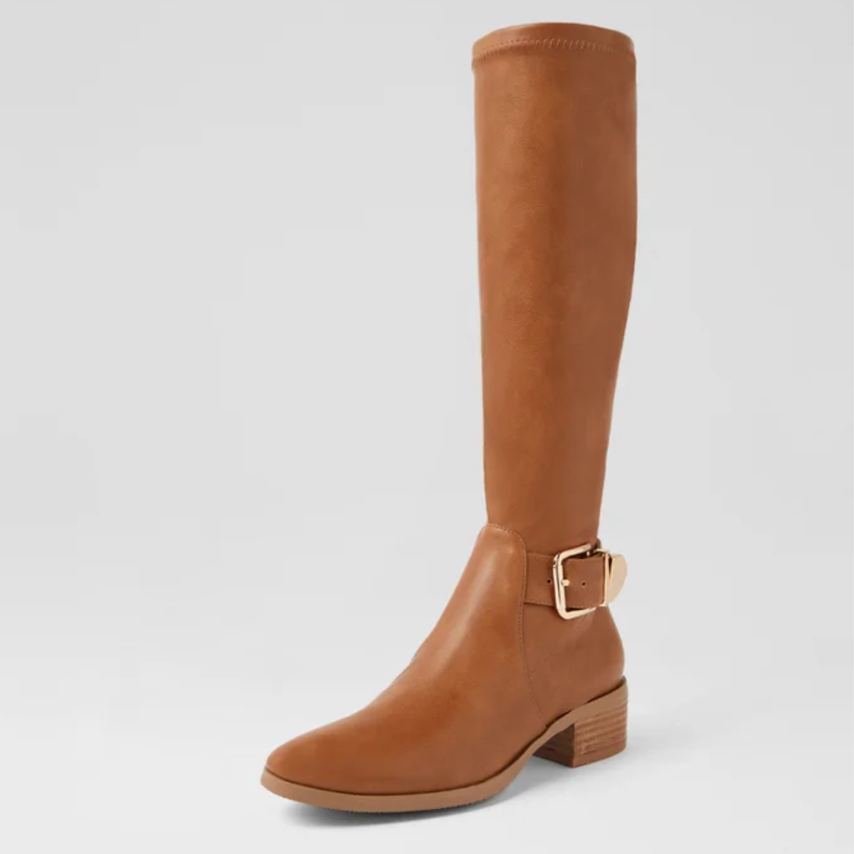 Teca New Tan Stretch Smooth Boots - DJANGO AND JULIETTE | Shouz