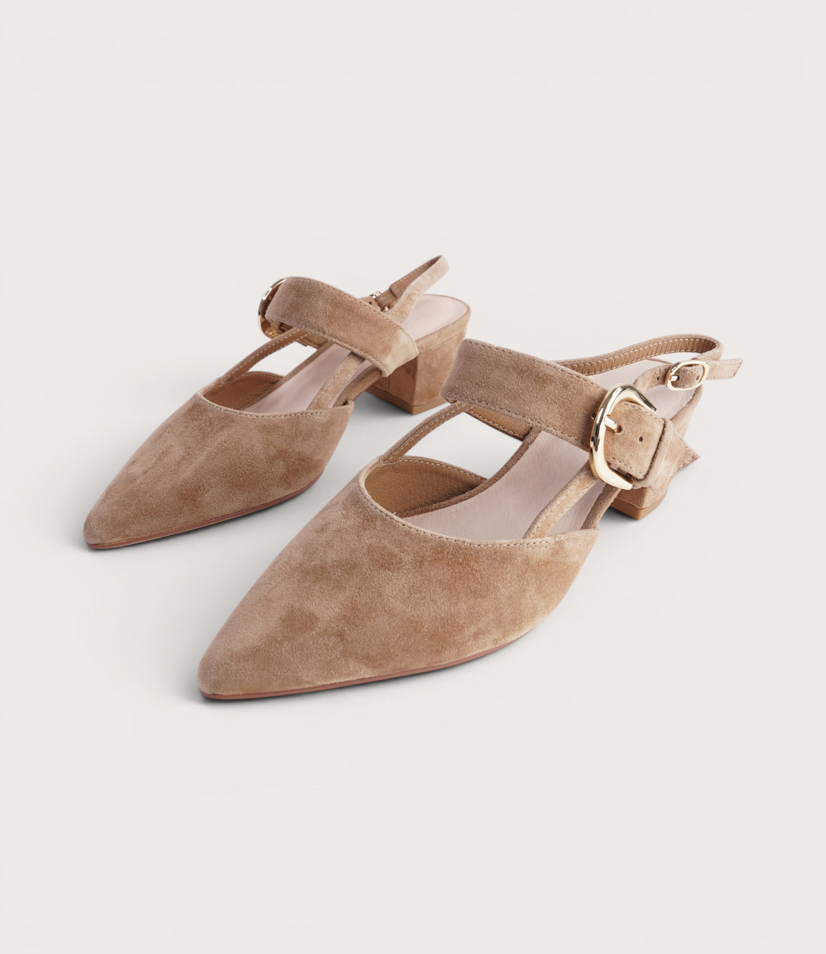 Pre-Order Asten Light Choc Suede Heels