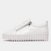 Bump White Patent Leather Sneakers