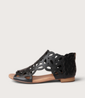 Pietro Black Leather Sandals