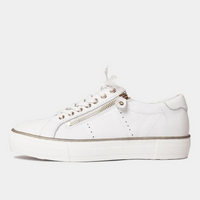 Froggy White Leather Sneakers