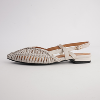 Amelia Bone Leather Flats