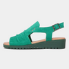 Madis Emerald Suede Sandals