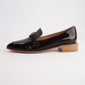 Elliotts Choc Patent/ Choc Leather Loafers