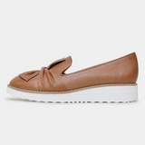 Oclem Tan Leather Loafers - TOP END | Shouz