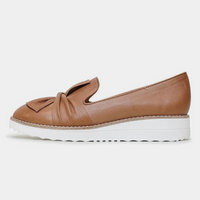 Oclem Tan Leather Loafers