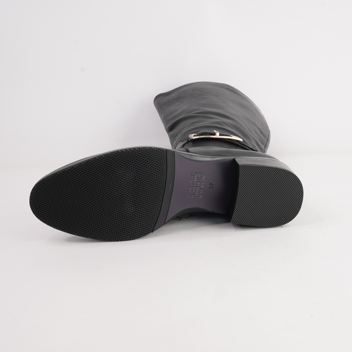 Tenrey Black Leather Boots - DJANGO AND JULIETTE | Shouz