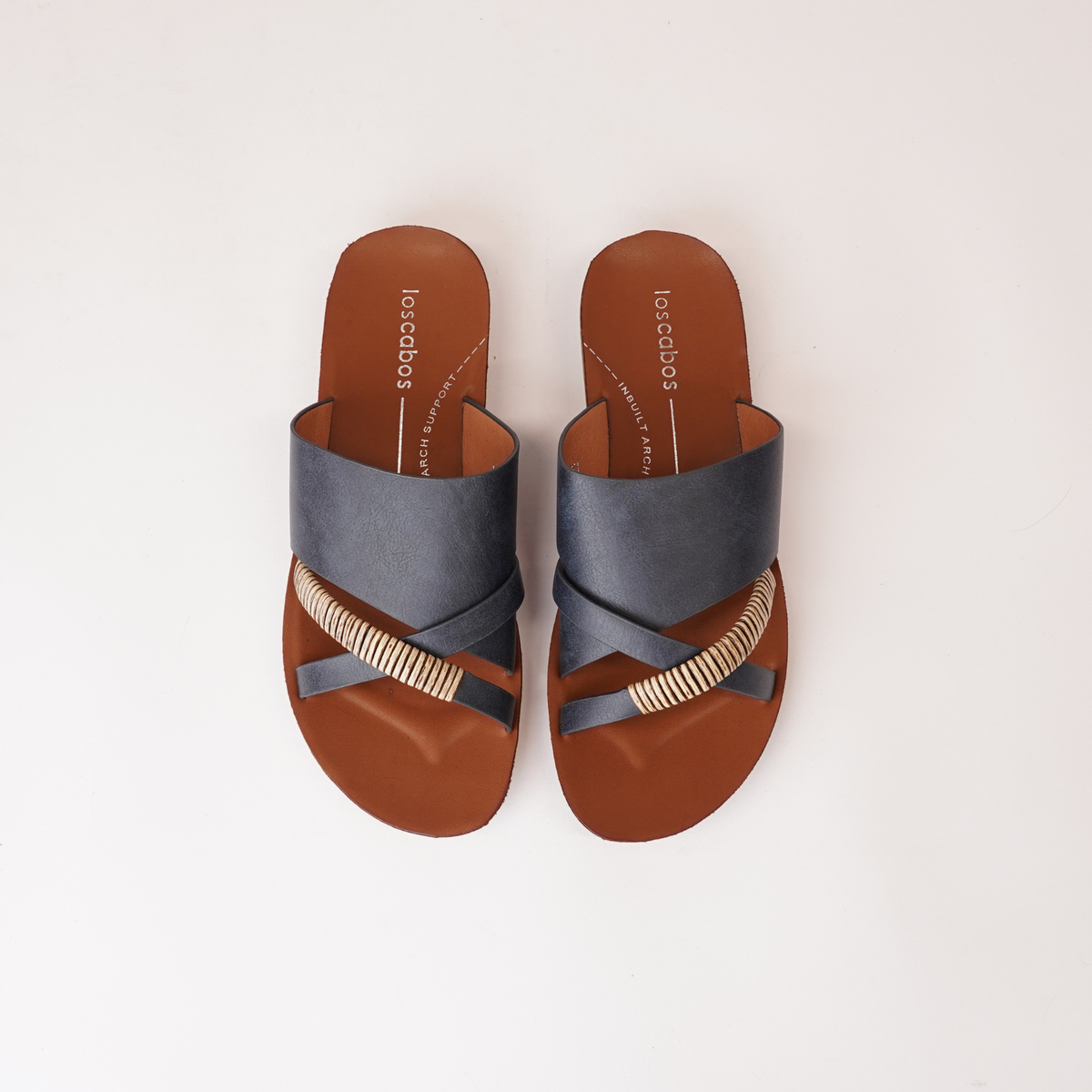 Bride Navy Slides - LOS CABOS | Shouz