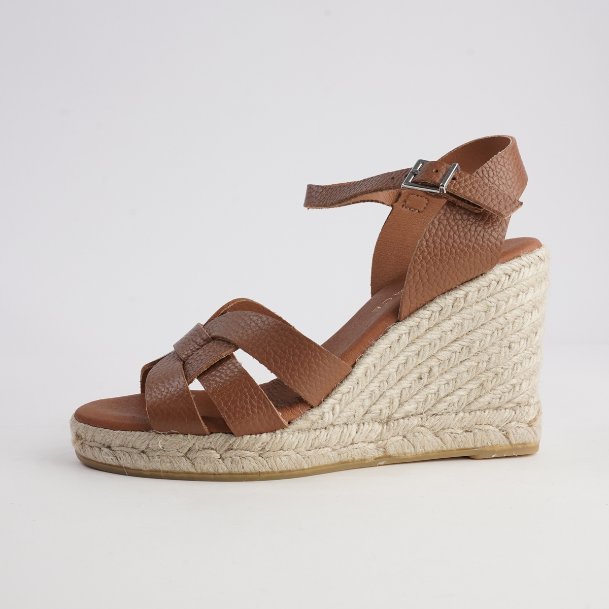 Sophia Doya Roble Leather Espadrille Wedges - WITH GRACE | Shouz
