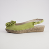 Erica Melon Leather Espadrille Wedges