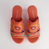 Eilam Orange Multi Leather Heels