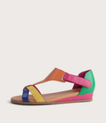 Hayzel Bright Multi Leather Sandals