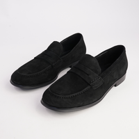 Clarisa Black Suede Loafers - MOLLINI | Shouz
