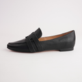 Salti Black Leather Loafers