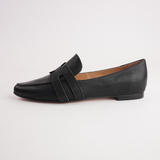 Salti Black Leather Loafers - TOP END | Shouz