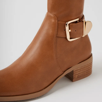 Teca New Tan Stretch Smooth Boots - DJANGO AND JULIETTE | Shouz