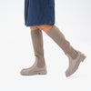 Falerce Taupe Knee High Boots, UNISA - Shouz