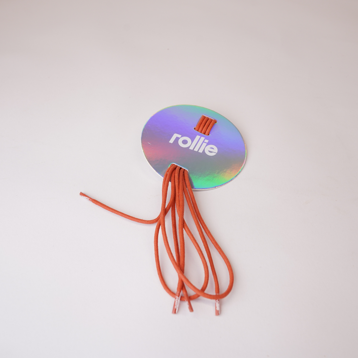 Derby City Punch Tangerine Leather Lace Up Flats - ROLLIE | Shouz