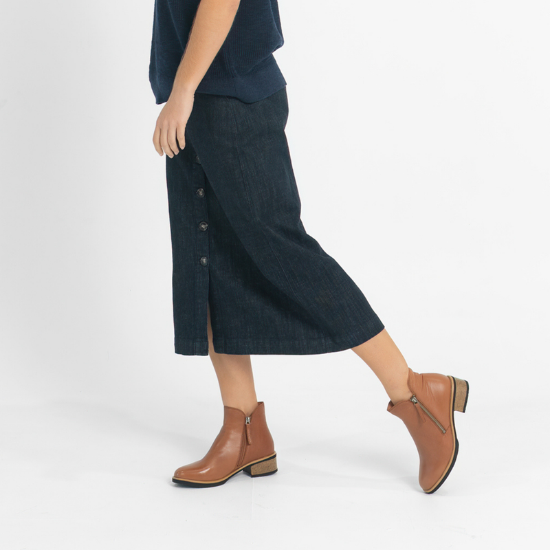 Dolomite Brandy Leather Ankle Boots