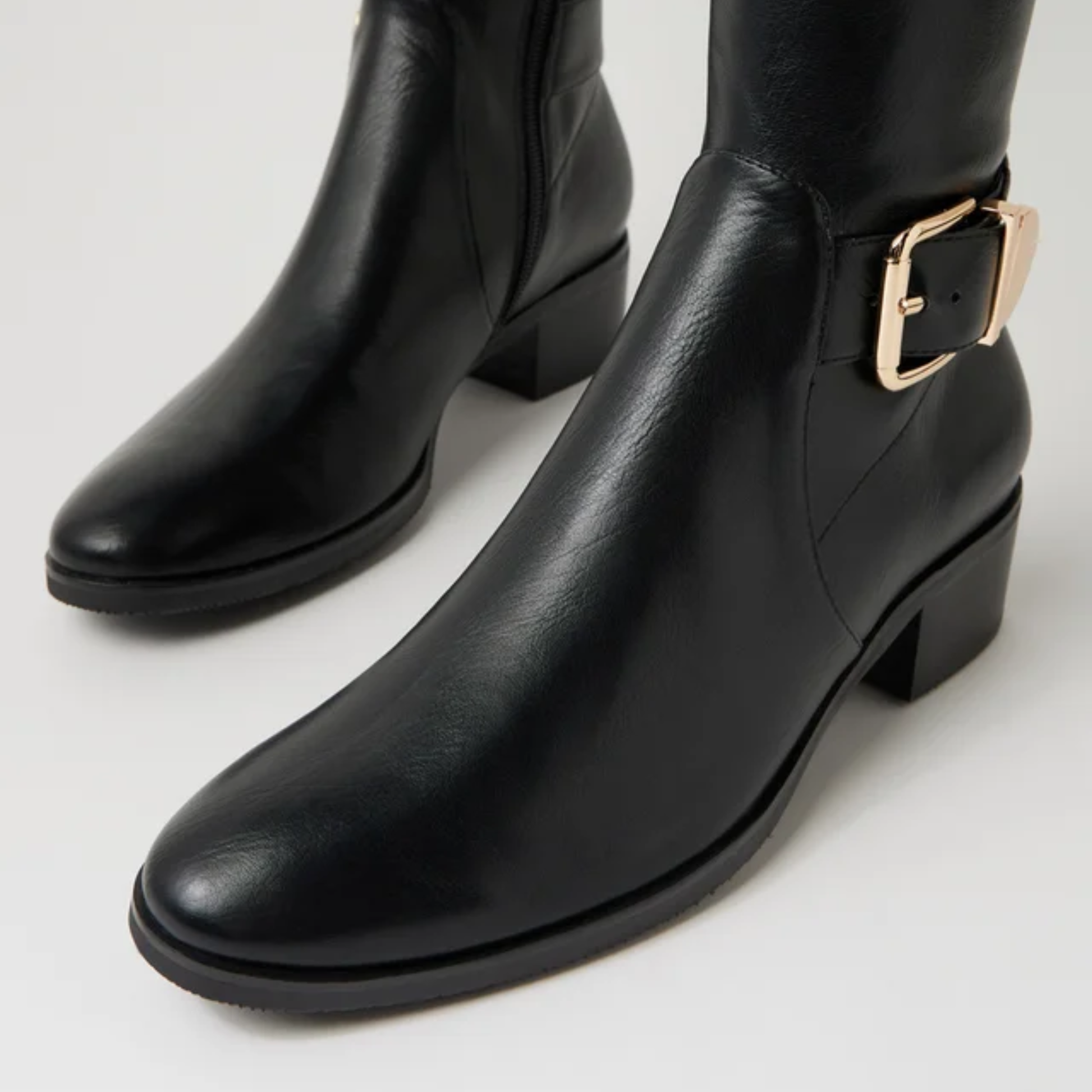 Teca Black Stretch Smooth Boots - DJANGO AND JULIETTE | Shouz