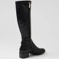 Teca Black Stretch Smooth Boots - DJANGO AND JULIETTE | Shouz