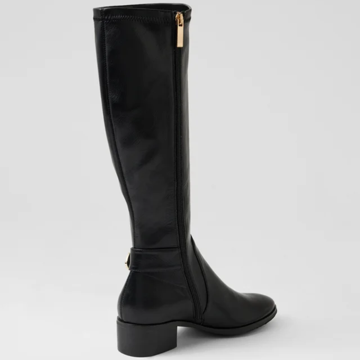 Teca Black Stretch Smooth Boots - DJANGO AND JULIETTE | Shouz