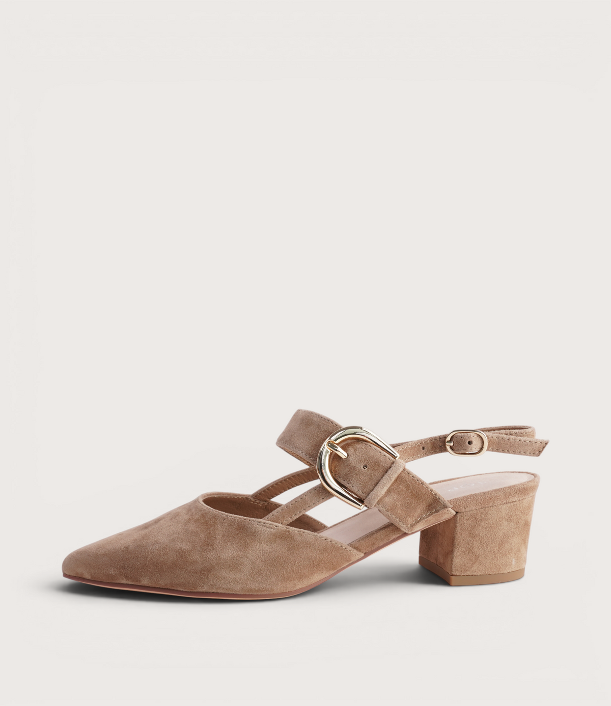 Pre-Order Asten Light Choc Suede Heels