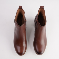 Gloria 04 Cognac Leather Ankle Boots - JOSEF SEIBEL | Shouz