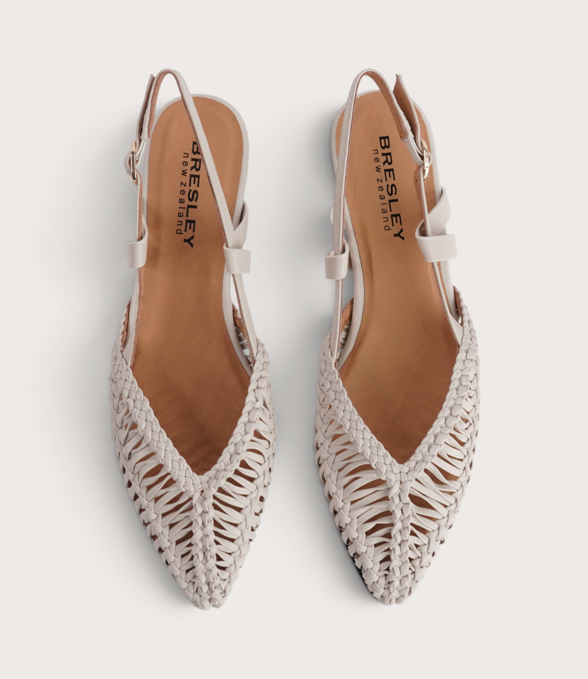 Amelia Bone Leather Flats