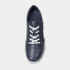 Ronnie Navy Leather Sneakers