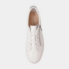 Bump White Patent Leather Sneakers