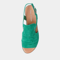 Madis Emerald Suede Sandals