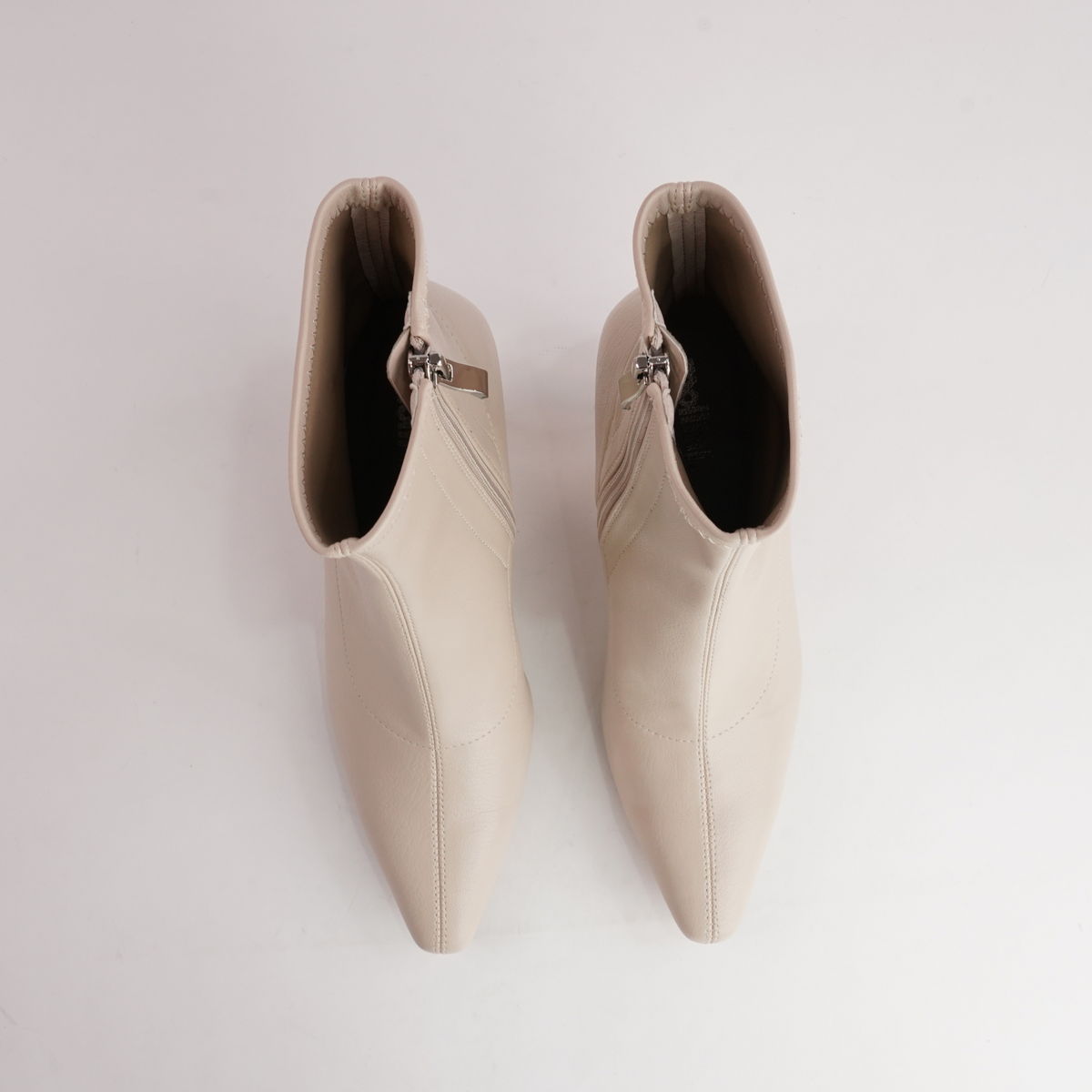 Audry Nougat Tumble Ankle Boots