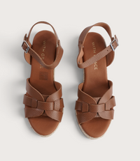 Sophia Doya Roble Leather Espadrille Wedges