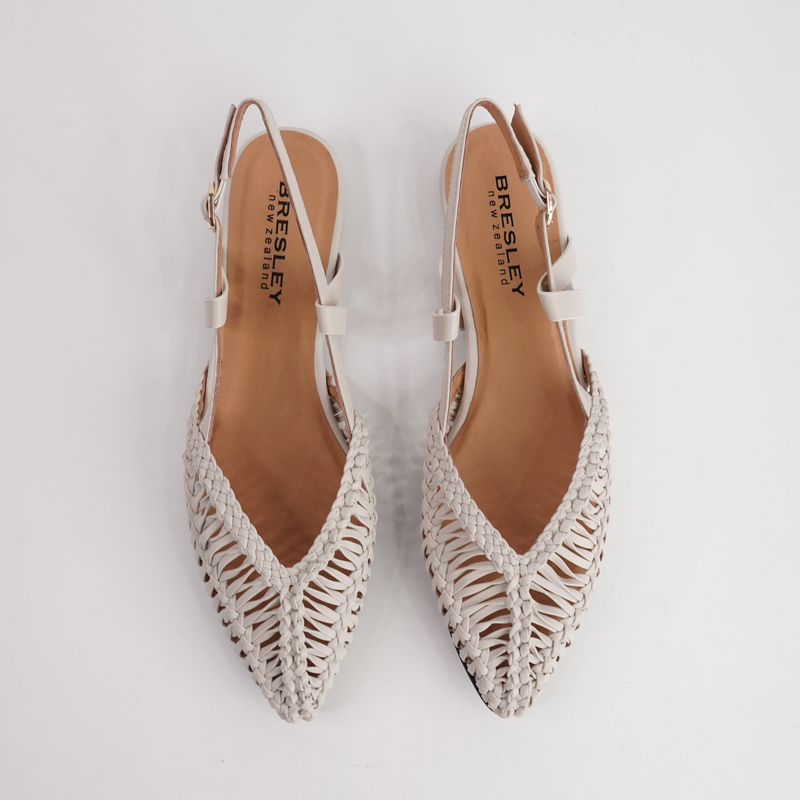 Amelia Bone Leather Flats