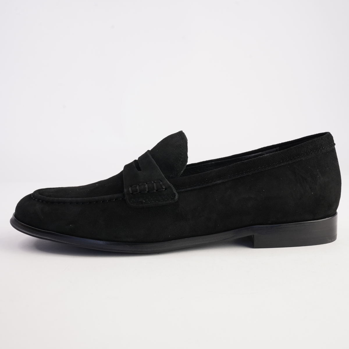 Clarisa Black Suede Loafers - MOLLINI | Shouz