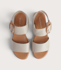 Cubbie Almond Leather Sandals