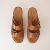 Oasis Coconut Leather Slides