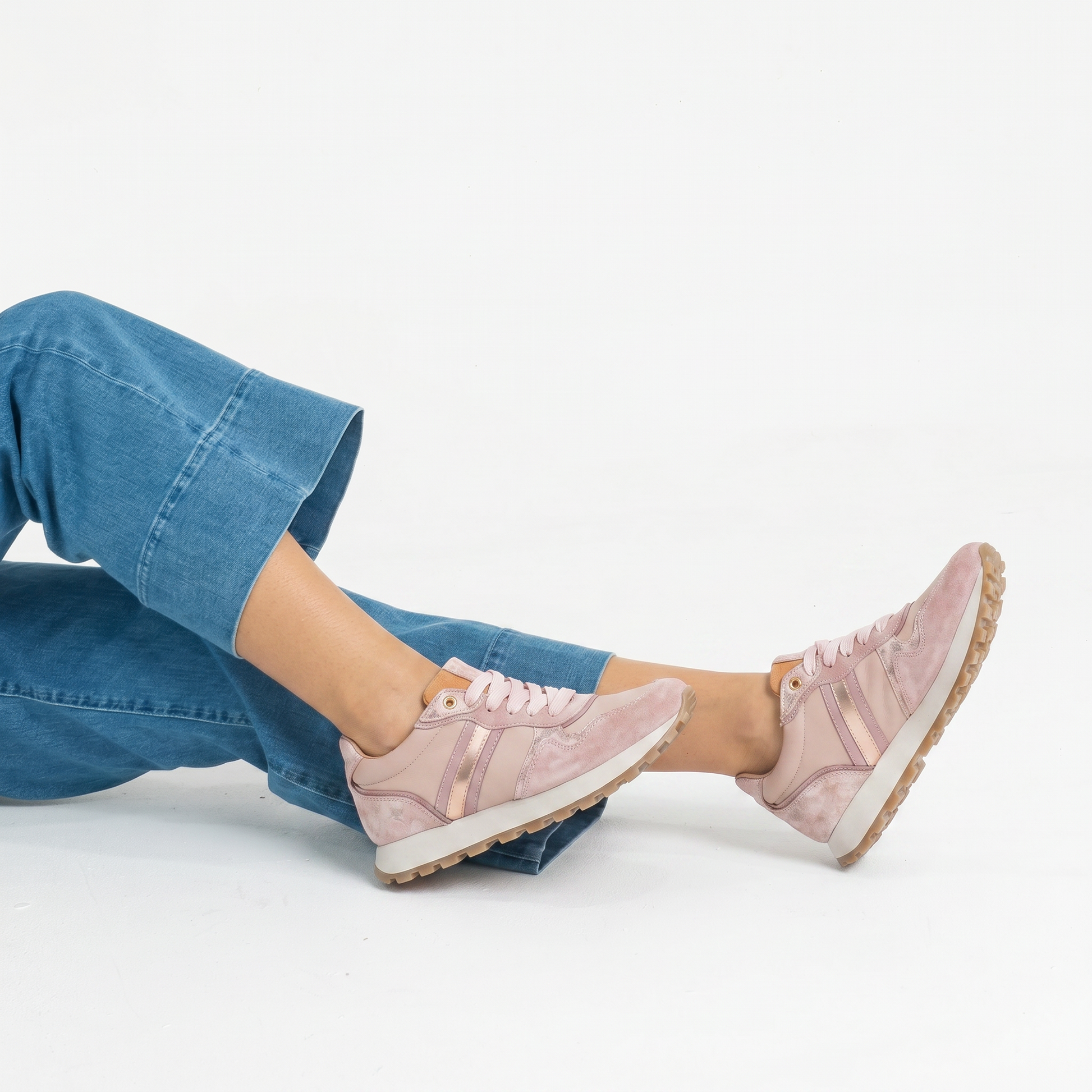 Murphy Cameo Combo Leather Sneakers
