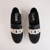 Jemma Black/ Bone Leather Loafers