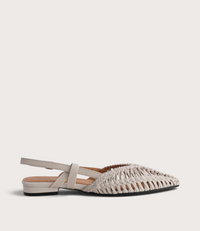 Amelia Bone Leather Flats
