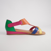 Hayzel Bright Multi Leather Sandals