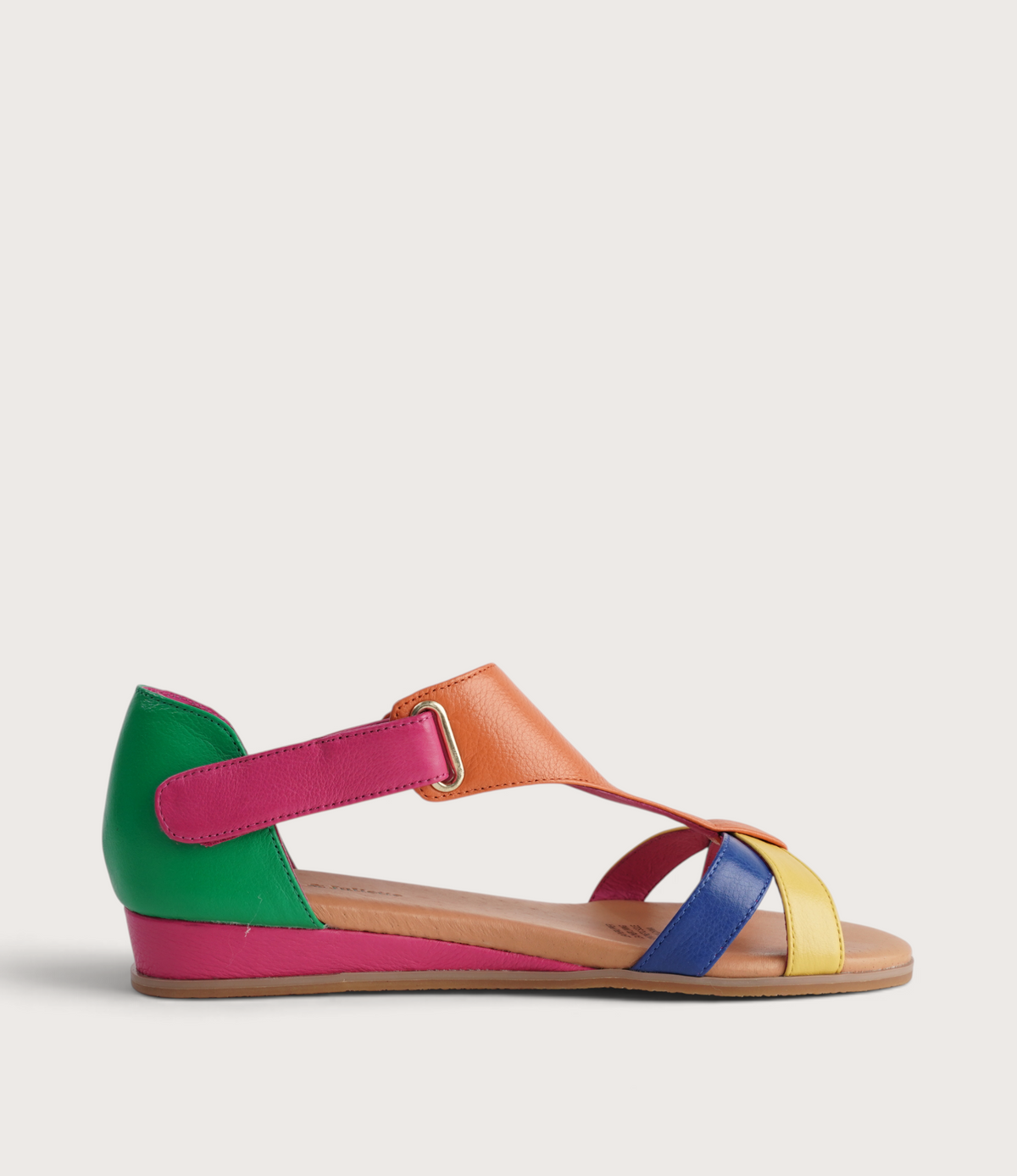 Hayzel Bright Multi Leather Sandals