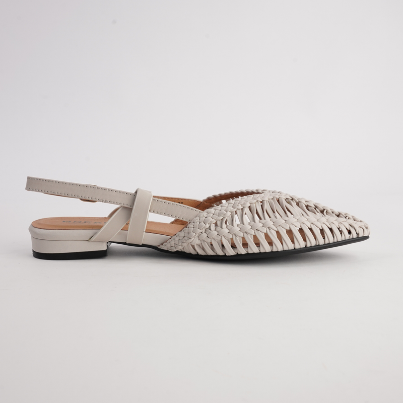Amelia Bone Leather Flats
