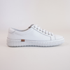 Jonza White Leather Sneakers