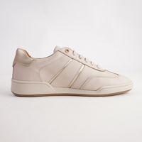Sage Dark Beige Leather Sneakers - SALA | Shouz