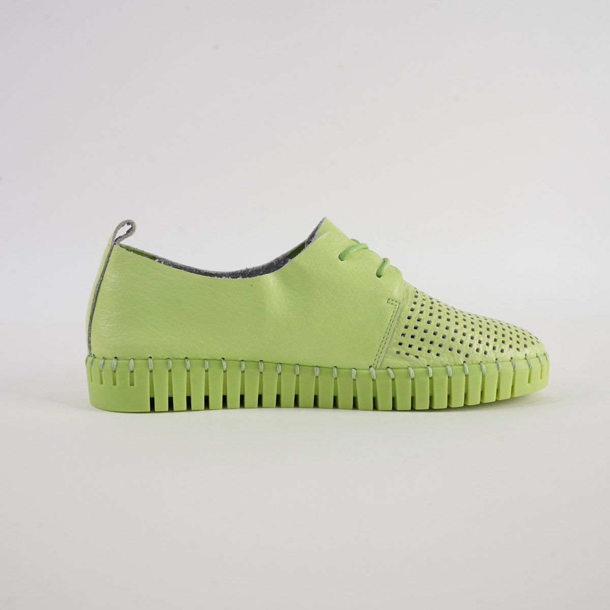 Huston Light Citrus/ Light Citrus Sole Leather Sneakers - DJANGO AND JULIETTE | Shouz