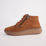 Venetzia Coconut Nubuck Boots - SALA | Shouz
